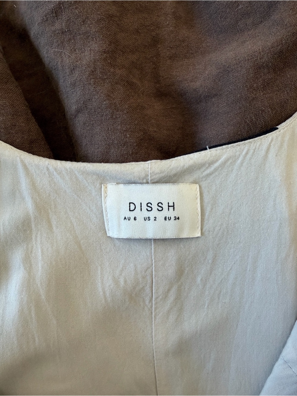 DISSH Black and Cream Colorblock Maxi Dress - Picture 4 of 4